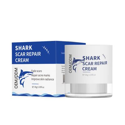 China Repair 30g Exfoliator OEM ODM Face Care Shark Scar Cream Fade Scars Repair Acne Marks Face Cream for sale