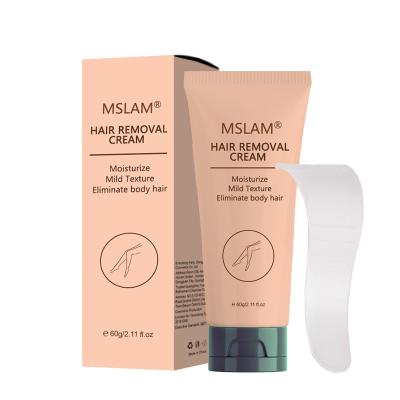 China Hair Removal Factory Price 60g MSLAM Fast Hair Removal Cream For Men And Women Leg Hand Under Armpit Soft Texture for sale