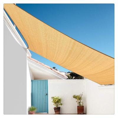 China HDPE 2021 Hot Selling New Rectangle 4*3m Garden Sun Shade Beige HDPE Patio Anti UV Sails for sale