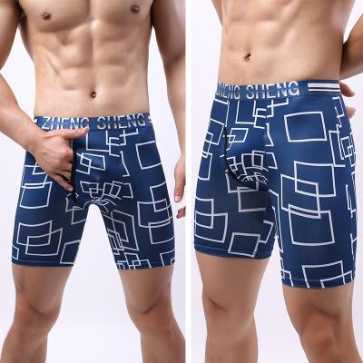 China Antibacterial Dropshipping Printed Man Briefs Underwear 100%cotton Nylon And Spandex Underwear For Men for sale