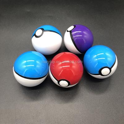 China Hot Selling 5cm Cartoon PP Balls 6 Colors Mixed Cute PP Capsule Toy Balls Pocket Moster Toys Doll Kids Game Ball for sale