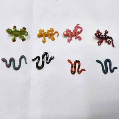 China Wholesale PVC Hard Plastic Material Figures Toy Mini Small Snake Lizard Realistic Animal Joke Toys Animal Toys For Children for sale