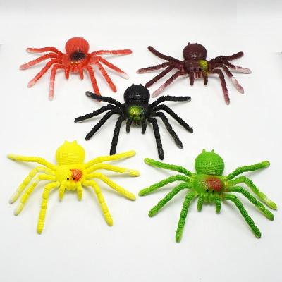 China Wholesale Promotional PVC Realistic Animal Plastic Joke Toys Mini TPR Spider Soft Toy Lifelike Insects Toys For Children for sale