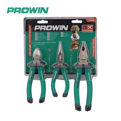 China PROWIN 11108 MULTI FUNCTIONAL 3pcs pliers set for sale