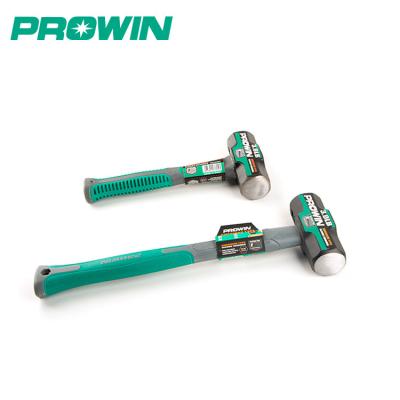 China Machinist Hammer PROWIN Free Sample 3LB Hot Sale American Style Fiberglass TPR+PVC Handle Carbon Steel Sledgehammer for sale