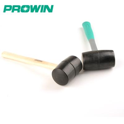 China Mallet Hammer PROWIN Free Sample Quality Assurance Rubber Mallet Hammer Rubber Dead Blow for sale