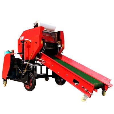 China Farms sugar cane leaves straw baler machine silage baler machine in pakistan for sale