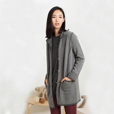 China Inner Mongolia OEM Breathable Wool Cashmere Coat Women Cashmere Jacket Coat for sale