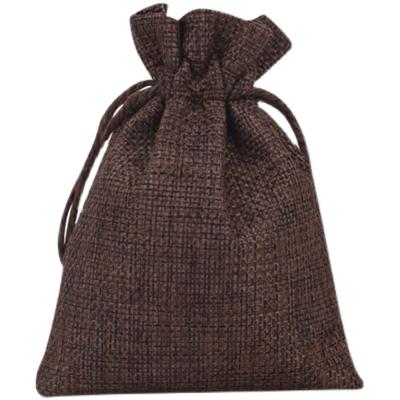 China BIODEGRADABLE Small Cloth Snack Bag Gift Jewelry Storage Drawstring Jewelry Burlap Bag Customization for sale