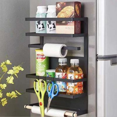 China Viable High Quality Magnetic Fridge Storage Rack Fridge Storage Kitchen Rack for sale