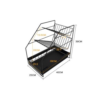 China Sustainable High Quality Finished Sink Roll Up Dish Adjustable Kitchen Drain Display Sink Drying Rack for sale