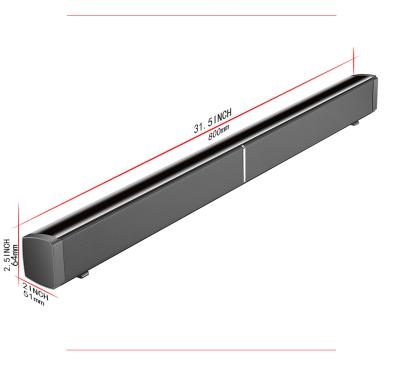 China No Blue Tooth 5.0 Radio Stereo Portable Bass Supplier Amazon TV Soundbar Top Soundbar With 3D Bass Surround For PC for sale