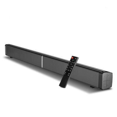 China OEM 2.0 Channel No Stereo Soundbar With Blue ARC Subwoofer Tooth Soundbars For TV Powerful Bass Sound System for sale