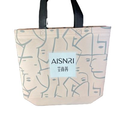 China Wholesale Printing Reusable Custom Logo For Handbag Nonwoven Processing Factory for sale