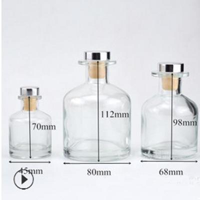 China Wholesale Personal Care 50ml 150ml 250ml SS Aroma Reed Diffused Incense Diffuser Glass Bottle for sale