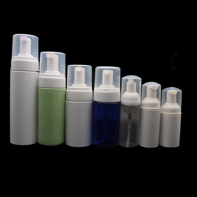 China Personal Care 30ml 50ml 100ml 150ml 200ml 250ml PET Liquid Soap Cosmetic Foaming Dispenser Bottle With Foam Pump Bottle for sale