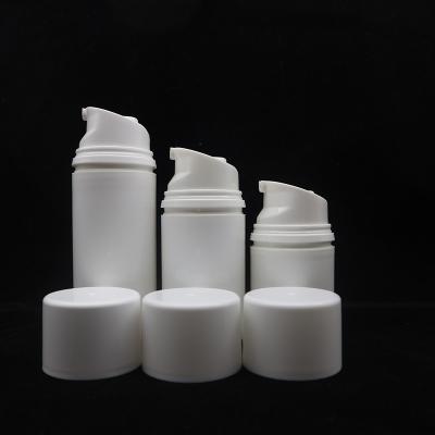 China Wholesale 30ml 50ml pp sprayer pump pump bottle white plastic airless cosmetic for sale