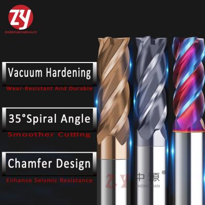 China Shallow Flat Slot Tungsten Carbide End Mills Engraving Chinese Manufacturing for sale