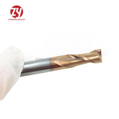 China Shallow Slot 2 /4 Long Shank Soild Carbide Ball Nose End Mills for sale