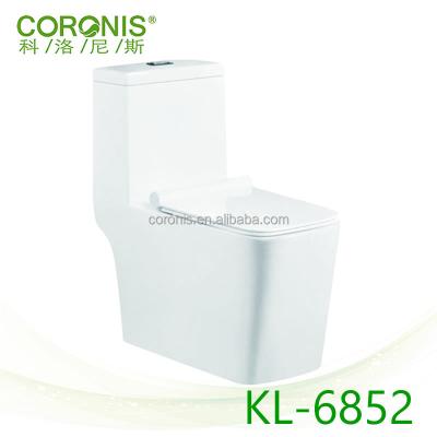 China One Piece Commode Double-Flow Lavatory Italian Wc Toilet Floor Mounted Toilet for sale