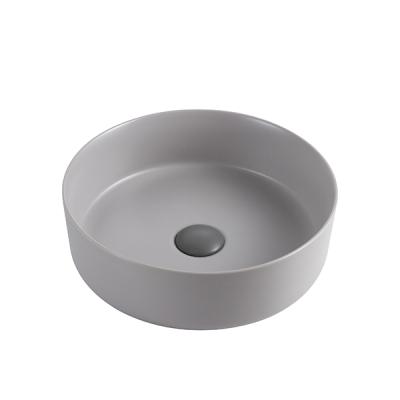 China Bathroom Sink Modern Color Design Art Basin Ceramic Matte Sink for sale