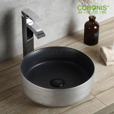 China High Tempreture Ceramic Bathroom Set Color Modern Matte Ceramic Porcelain Face Sink For Sale for sale