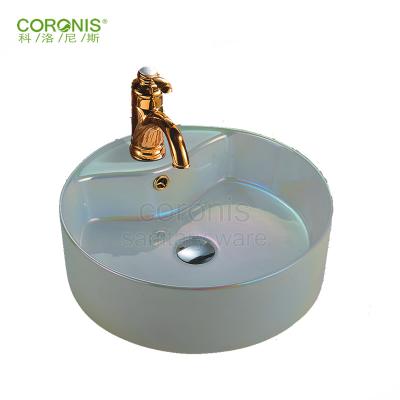 China Good price cera bathroom good price modern design crystal porcelain sink durable WC basin hand wash sink for sale