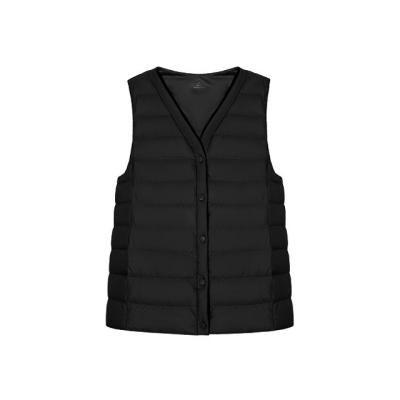 China Breathable Duck Down Quilted Jacket Vests Lightdown Women's Quilted Casual Clothing Vest Winter Vest for sale