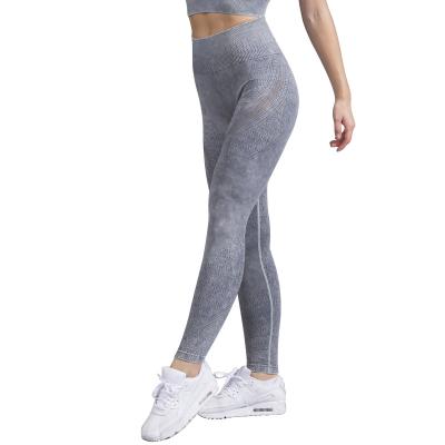 China Breathable High Quality Comfortable Jacquard Yoga Gym Gaiters Slim Pants For Women Shapes Tights Gym Clothing Workout Clothes for sale