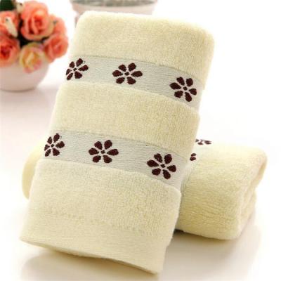 China Cheap Super Baoding GaoYang Umbrella Jacquard QUICK DRY Face Towel for sale