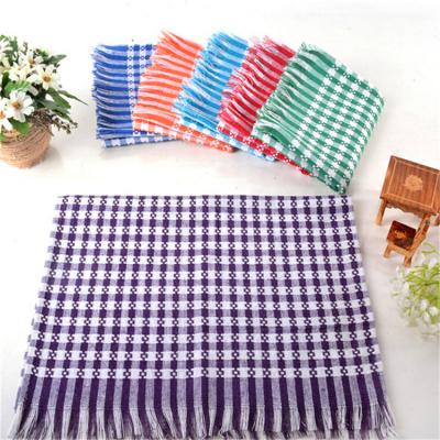 China QUICK DRY Loose 100% Cotton Terry Jacquard Tea Towel Fabric Roll for sale