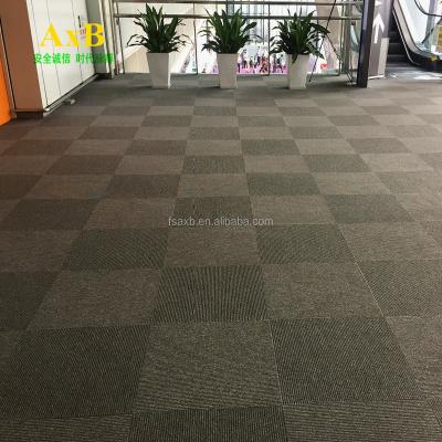 China Factory Supply Washable Flooring 100% PP Commercial Soundproof Carpet Tile Pattern 50x50 for sale