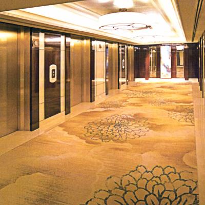 China Washable Wall To Wall Customized Chinese Machine Woven Wool Corridor Hotel Carpet for sale