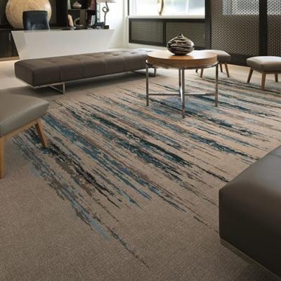 China New Design Non-slip Simple Hand - Woven Pure NZ Wool Corridor Carpet For Modern Style Hotel for sale