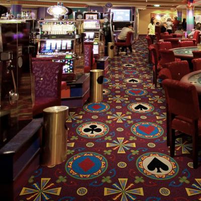 China Washable popular design casino shopping mat for sale