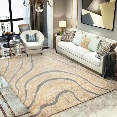 China Non Slip Machine Printed Household Carpets Rugs For Living Room for sale