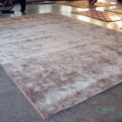 China Non-slip Grade Customized 100% Viscous Silk Carpets And Rugs For Living Room for sale