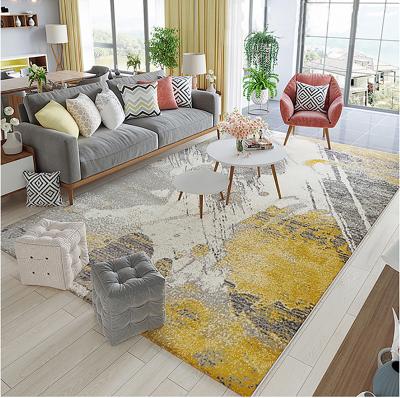 China Warm Modern Living Room Non-slip Wool Carpet Customized Colorful Blanket for sale