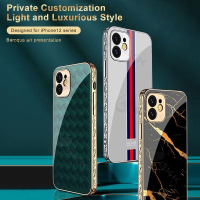 China Luxury GKK 2021 Color Painting Case For iPhone 12 Case , Colorful Phone Case For iPhone 12 11 for sale