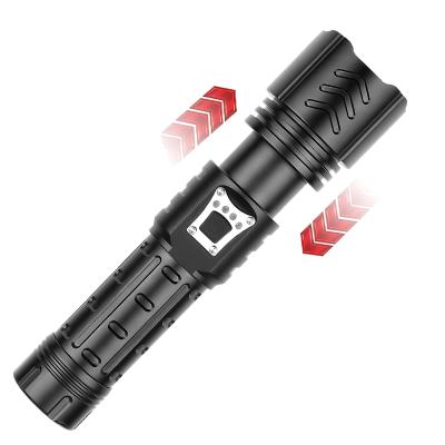 China Emergency High Power XHP90.2 Aluminum Flashlight LED Zoom C XHP90 Rechargeable Flashlight for sale