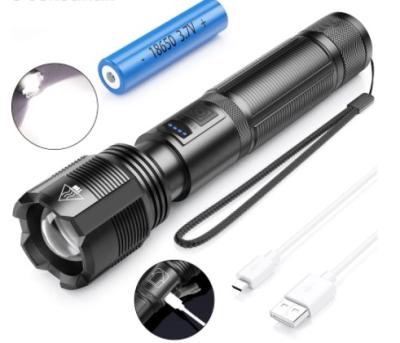 China High Emergency 3000 Lumens 5 Mode Rechargeable Waterproof Zoomable For xhp50 Aluminum Alloy Led Torch Flash Light Lantern for sale