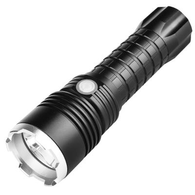 China Outdoor Battery Indicator 1000LUMEN LED Flashlight USB Industrial Portable Aluminum Flashlight for sale