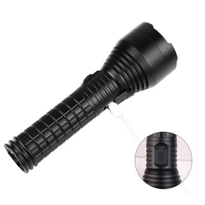 China Hot Sale XHP50 Lumen USB Hunting Flashlight 26650 LED Aluminum Torch Flashlight Camping 2000 Lumens Flash Lights for sale