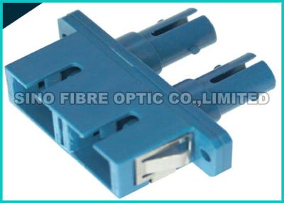 China Multimode SC to SC Adapter Hybrid Duplex Fiber Optic Connector Polymer Sleeve, for sale