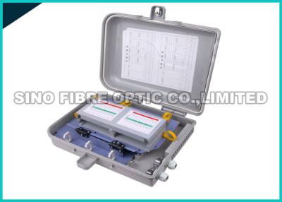 China SMC Fiber Distribution Cabinet 16 Core , IP55 FTTH Optical Distribution Box for sale