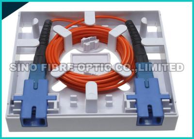 China CATV Network Fiber Optic Distribution Panel SC Outdoor Terminal Box 750N Shock Resistance for sale