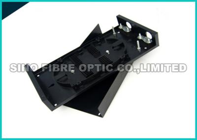 China Black ST Type Optical Terminal Box , PC Plastic FTTH Termination Box 16 Cores Ports for sale