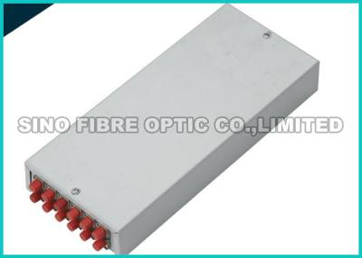 China Configured LC / SC Fiber Optic Termination Box Wall Mounted 12 Port Φ 8.5mm - 18mm for sale