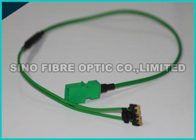 China cable de fribra óptica con varios modos de funcionamiento desnudo OM3 MTP de la asamblea 48F de la fibra óptica de la cinta de 3.0m m - enchufe MXC en venta