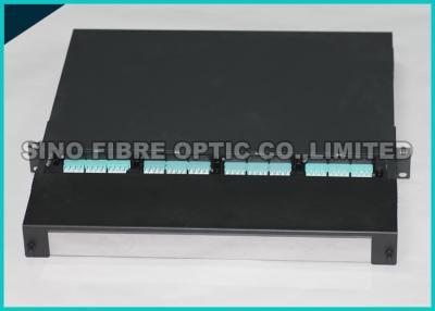 China Single Mode OS2 Fiber Optic Assembly 144 Cores 19'' 1U Fiber Patch Panel for sale